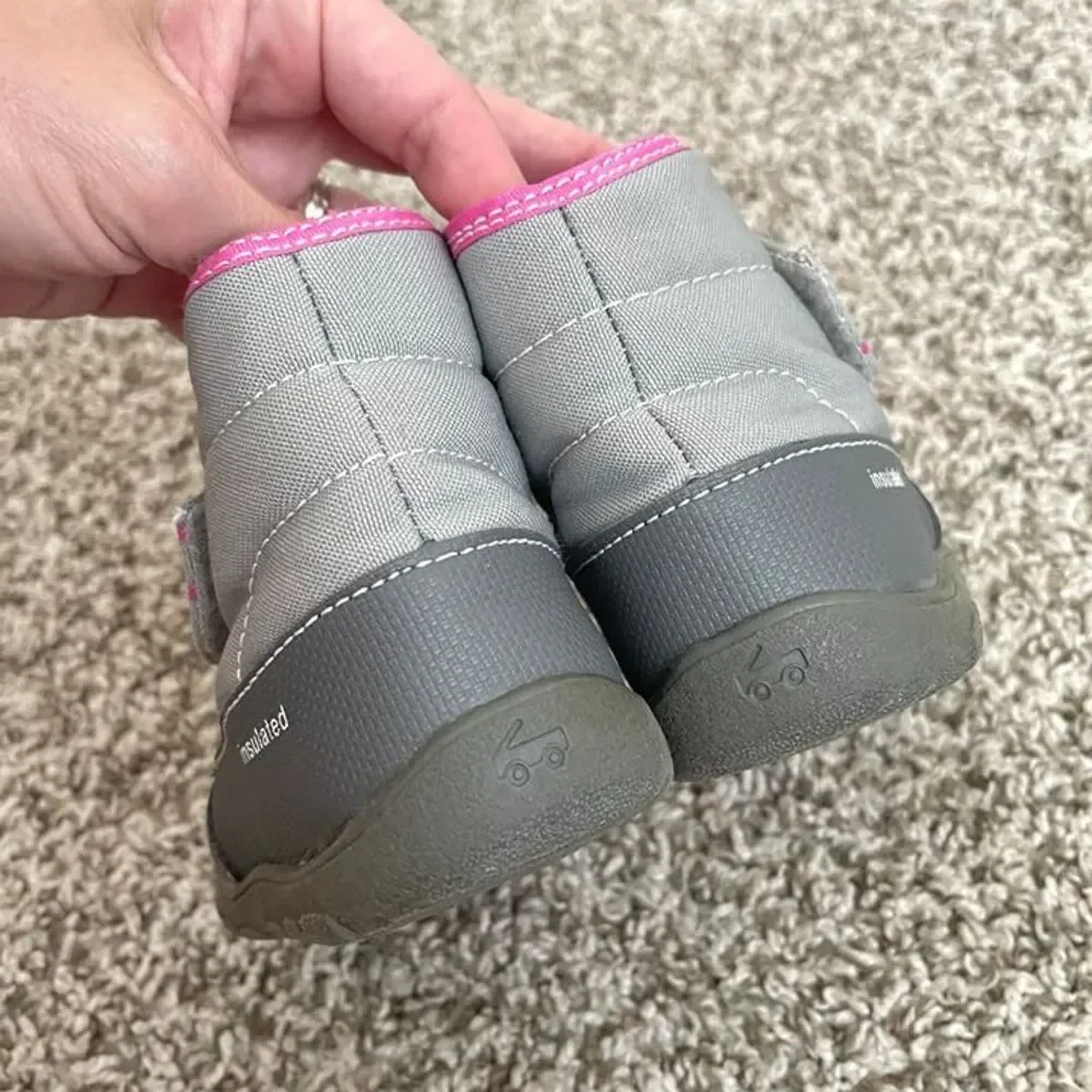 See Kai Run gray pink